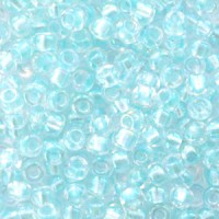 Miyuki seed beads 8/0 - Fancy lined soft aqua 8-3638